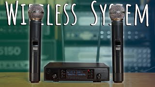 Review  Amazon Phenyx Pro PTU51 EntryLevel UHF Dual Wireless Microphone System [upl. by Eidarb623]