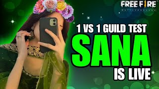 FREE FIRE LIVE CUSTOM ROOM GIVEAWAY  FF LIVE TEAM CODE GIVEAWAY  FF LIVE GIVEAWAY SANA YT [upl. by Ardnasela877]