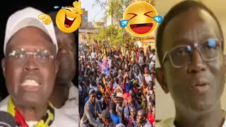 🔴Quelle Humiliation Amadou Ba Sonkorise hue Sathié 😂🤣🤣 Regarde Khalifa Sall Campagne Bi 😂😂🤣 [upl. by Anert]