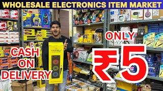 Wholesale Electronics Item amp Mobile Accessories Market In Delhi  Karol Bagh Electronics Market [upl. by Reisinger]