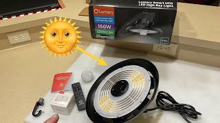 20000 Lumens  Review of The Lumary LED High Bay Light with WIFI and Remote Control [upl. by Yellhsa]