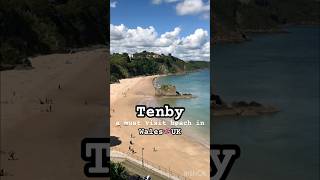 Tenby beach🏝️southwest Walesseaside summer holiday sandy beach harbourUK tourist attractionshort [upl. by Anneirda]