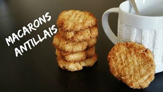 RECETTE DES MACARONS ANTILLAIS NOIX DE COCO [upl. by Brose]