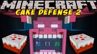 Cake Defense 2  A Minecraft MiniGame by Disco 1 [upl. by Goines815]