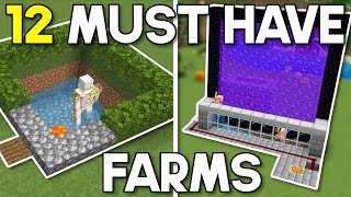 Best Minecraft Farms of 2023 Minecraft Bedrock 121 [upl. by Emmalyn]