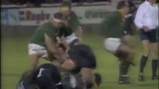 The Battle of the Gnoll  Neath v South Africa big rugby fight [upl. by Essilrahc]