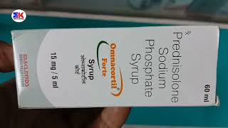 Omnacortil Forte Syrups  Prednisolone Sodium Phosphate Syrup  Omnacortil Forte Syrup Uses Benefits [upl. by Mihar]