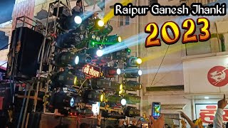 Maa Shitla Dj 💥 Best Performer  Ganesh Jhanki Raipur 2023  Dj Vlog  Raipur Jhanki [upl. by Ariaec]