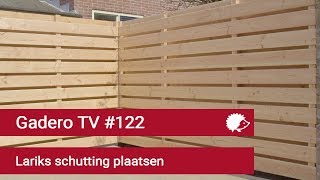 122 Lariks Douglas schutting plaatsen [upl. by Pimbley]