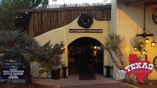 The Texas Bucket List  Cattlemans Steakhouse in Fabens [upl. by Ahsatsan905]