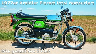 Meine Kreidler Florett RMCBG total restauriert inkl vorhernachherBilder Wie gefällt Sie euch [upl. by Ingunna]