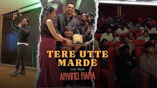 Tere Utte Marde  Live Show iArvindRana  Public Reaction  Haryanvi X Punjabi Songs 2024 [upl. by Oynotna]