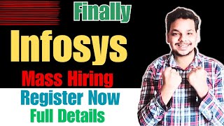 Finally Infosys Mass Hiring Announced  Infosys Hiring 2024 Batch  SP Role  OFF Campus Drive 2024 [upl. by Hadley]