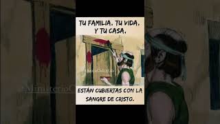 Tu familia y tu casa están cubiertos por la sangre de Jesús fe encristohayunanuevaesperanza amor [upl. by Fanchie]