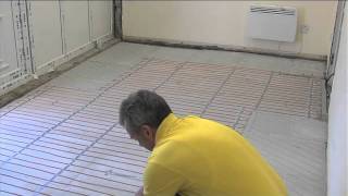 ECOFLEX CABLE Underfloor Heating Kit Installation [upl. by Yramesor]