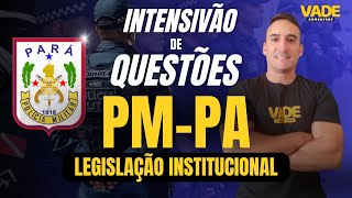 INTENSIVÃO PMPA 2023  RESOLUÇÃO DE QUESTÕES LEGISLAÇÃO INSTITUCIONAL  ESTATUTO DA PMPA  PARTE 1 [upl. by Halludba]