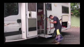 PME Liftmaster RV Platform for Mobile Home Access [upl. by Nivled]