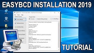 EasyBCD Dual Boot  Complete Installation Guide and Overview 2019 [upl. by Slaughter272]