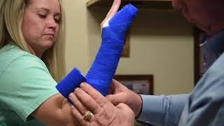 Ulnar Gutter splint [upl. by Luckin]