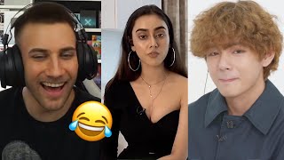 I LOVE THIS 😆 BTS ft Sakshma Srivastav  Indian Interview  E NOW  Exclusive  REACTION [upl. by Negroj]