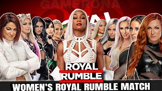 Womens Royal Rumble Match  Royal Rumble 2024 Prediction  WWE 2K23 Gameplay [upl. by Uile]