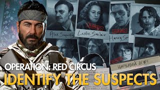 Black Ops Cold War  How To Identify The Suspects Operation Red Circus [upl. by Lorelei]