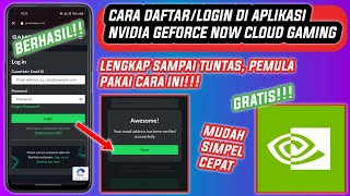 Terbaru Cara Login Nvidia GeForce Now  Cara Daftar Nvidia GeForce Now 2024 [upl. by Ailee]