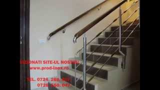 Balustrade Inox Lemn Balustrade Inox Sticla Scari Inox Lemn Copertine Inox [upl. by Just352]