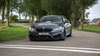 BMW M4 F82 with M Performance Exhaust  LOUD Revs amp Accelerations [upl. by Amehr]