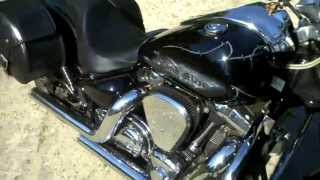 Yahama Road Star 1700 Exhaust Sound LOUD [upl. by Ahsehat]