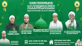 🔴 MILAD MAJLIS DAARUS SHOOLIHIIN SEKALIGUS TAWAQUFAN MENYAMBUT BULAN RAMADHAN DI KEDIAMAN MAS DEDE [upl. by Neeoma738]