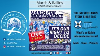 ALLINONE AUOB Bannockburn March and Rally 2024 [upl. by Tommi]