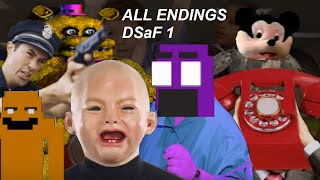 All endings to Dayshift at Freddys ending times in description [upl. by Kalman]