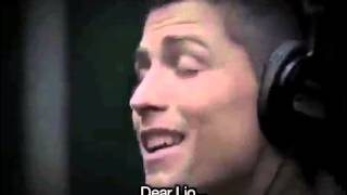 Cristiano Ronaldo sings Lionel Messi a song Ballon [upl. by Still689]