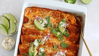 Easy Vegetarian Enchiladas [upl. by Lytsirhc]