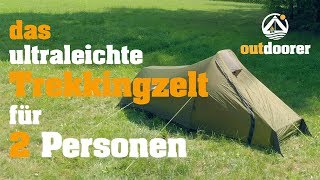 Produktvideo Ultraleichtzelt für 2 Personen Trek Escape 2 [upl. by Aneekat894]