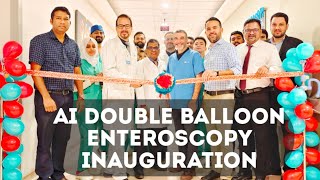 NMC Royal Khalifa City endoscopy unit upgraded by AI double balloon enteroscopy [upl. by Esirahc]