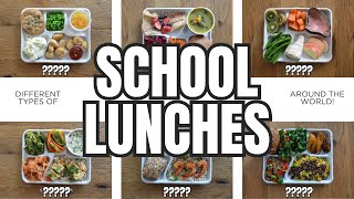 Different School Lunches Around the World   World of Food [upl. by Aelgna115]