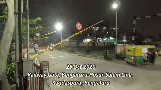 Festival Special Trains  Kagdaspura Railway Gate  25OCT2020 [upl. by Naujahs]