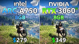 ARC A750 vs RTX 3060 Ti  Test in 7 Games [upl. by Dloreh155]