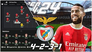 Benfica Brilliance Replicating Roger Schmidts Dynamic 4231 Tactics  EA FC 24 [upl. by Ruskin415]