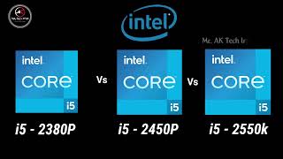 i52380P vs i52450P vs i52550K 2nd Gen Desktop Processor l i5 2nd Generation Processor Comparison [upl. by Nalehp]