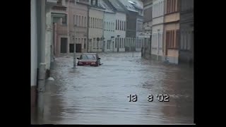 Hochwasser 2002 Hainichen und Schlegel Sachsen [upl. by Anuaf]