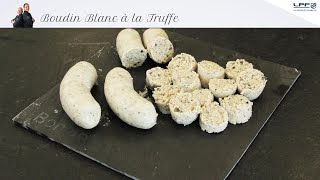 Recette de PRO  BOUDIN BLANC Ã€ LA TRUFFE  Ets Moiret LPF [upl. by Lleon950]