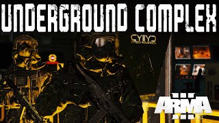 UNDERGROUND MAP In ARMA 3  CYTECH INDUSTRIES 2K [upl. by Burrton135]