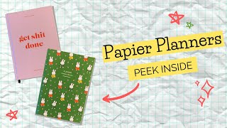 Get Organized with PAPIER PLANNERS  Undated amp Customizable [upl. by Kirima]