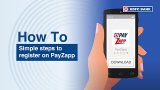 Simple steps to register on PayZapp  HDFC Bank [upl. by Shewmaker]