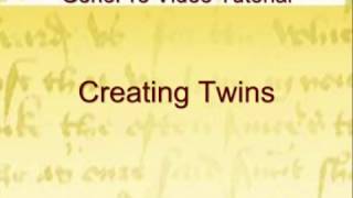 Creating Twins in genograms using GenoPro [upl. by Nahtonoj]