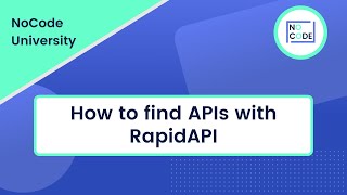 How to find APIs with RapidAPI [upl. by Anali]