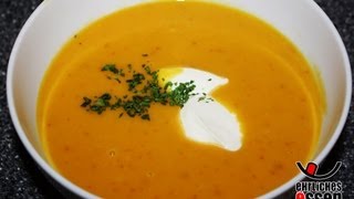 REZEPT HOKKAIDO KÜRBISSUPPE SELBER MACHEN Halloween Kürbis Suppe zu Hause selbst machen [upl. by Negam]